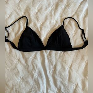 Black bathing suit top